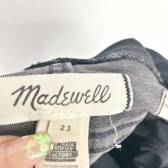 MADEWELL MATERNITY Over The Belly Skinny Jeans Size 23 High Rise Black Sea - Picture 8 of 10